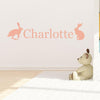 Hetty Hare Personalised Wall Sticker - Aurina Ltd