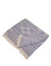Yiayias blanket -  blue jean - Aurina Ltd