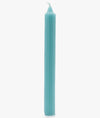 Aqua Blue Taper Dinner Candle