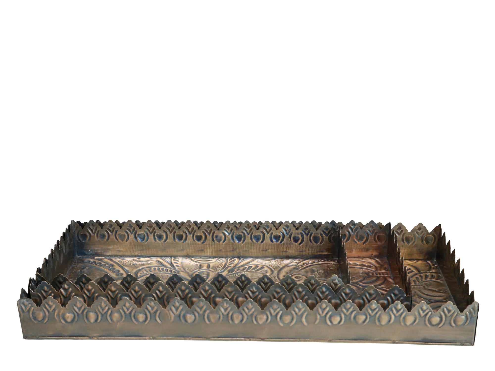 Set of 3 Lace Edge Trays - Aurina Ltd