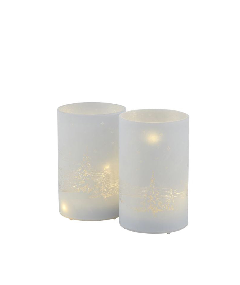 Forest Scene LED Votive - Aurina Ltd