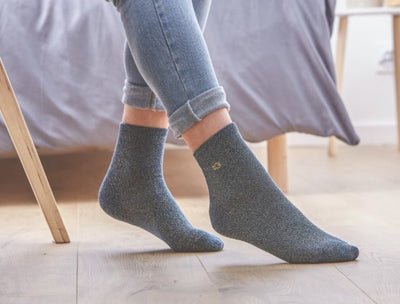 Billy Belt Women’s Glitter Socks - Aurina Ltd
