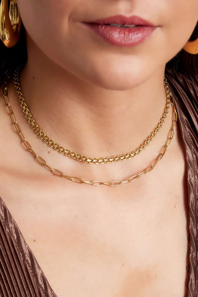 Basic Gold Link Chain Necklace