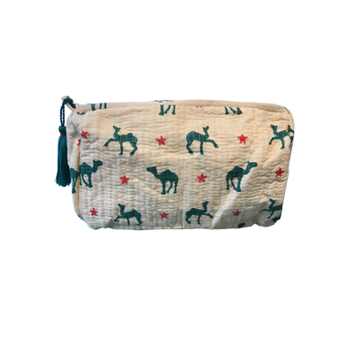 Large Quilted Meredith Pouch - Aurina Ltd