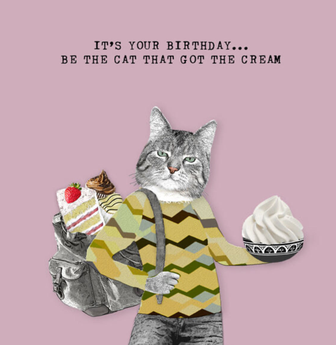 Be the cat that got the cream card