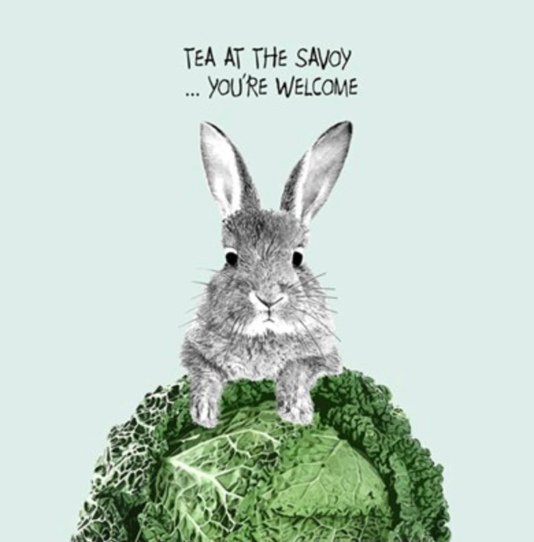 Tea at the Savoy Card - Aurina Ltd