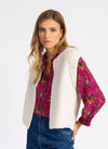 Willow Gilet Style Cardigan - Ecru