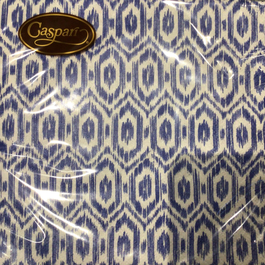 Paper Napkin Blue Amala Ikat - Aurina Ltd