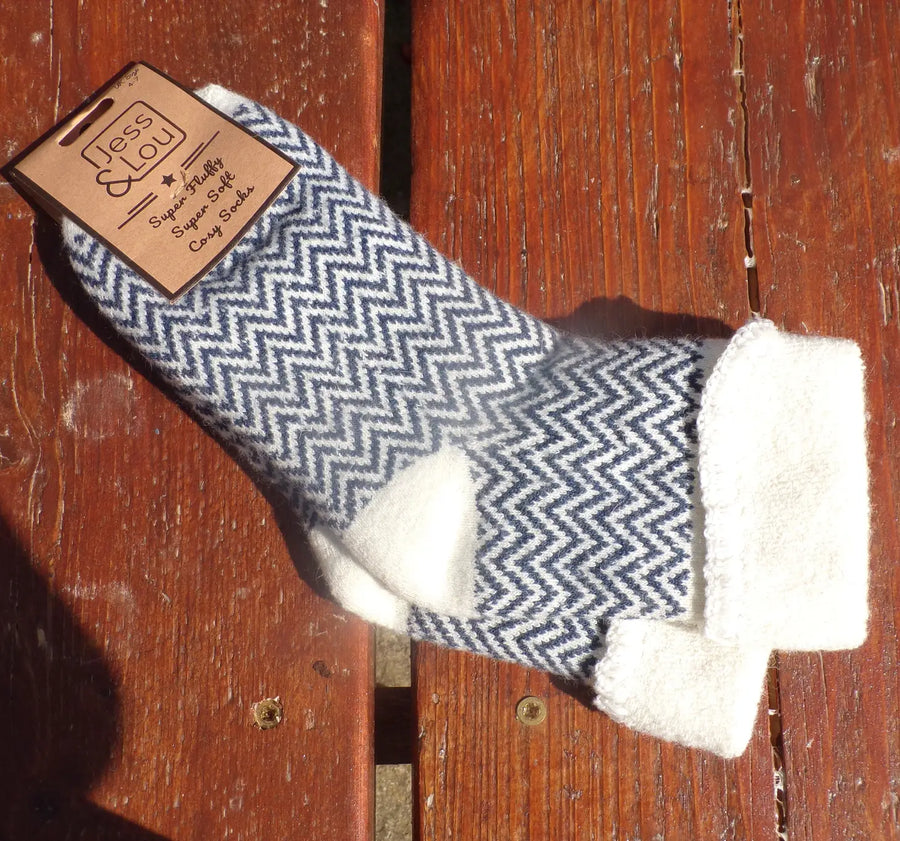 Cozy Chevron Socks