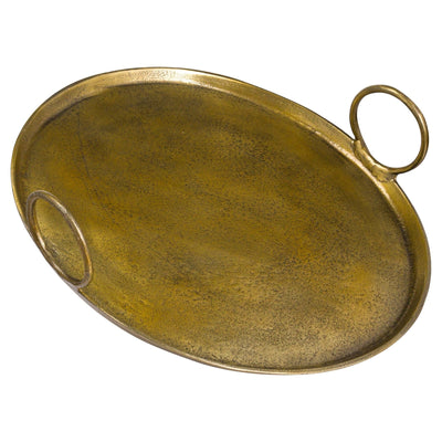 Antique Bronze Serving Tray - Aurina Ltd