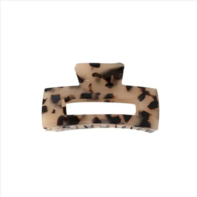 Large Resin Claw Clip - Tortoiseshell - Aurina Ltd