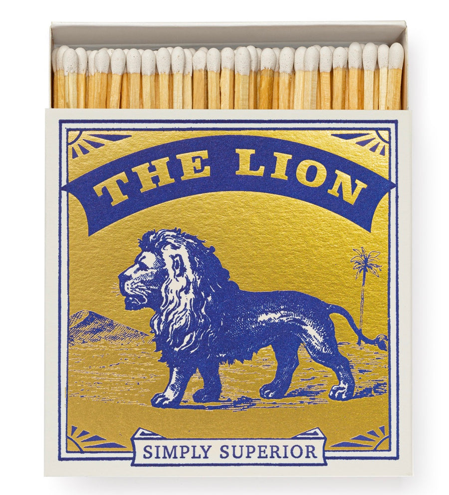 Gold Lion Square Matches