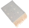 Avery Star Throw Grey