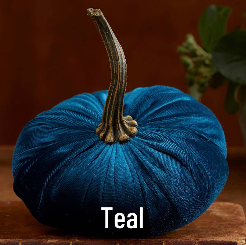 Small Velvet Pumpkin