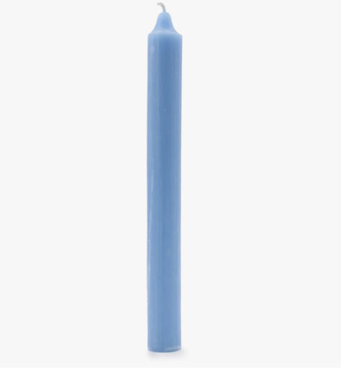 Blue Sky Taper Dinner Candle