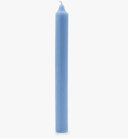 Blue Sky Taper Dinner Candle