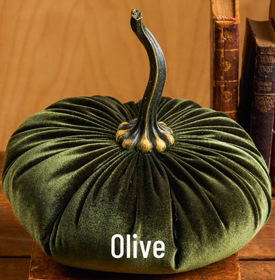 Extra Large Velvet Pumpkin