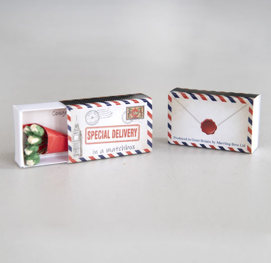 Special Delivery Congratulations In A Match Box - Aurina Ltd