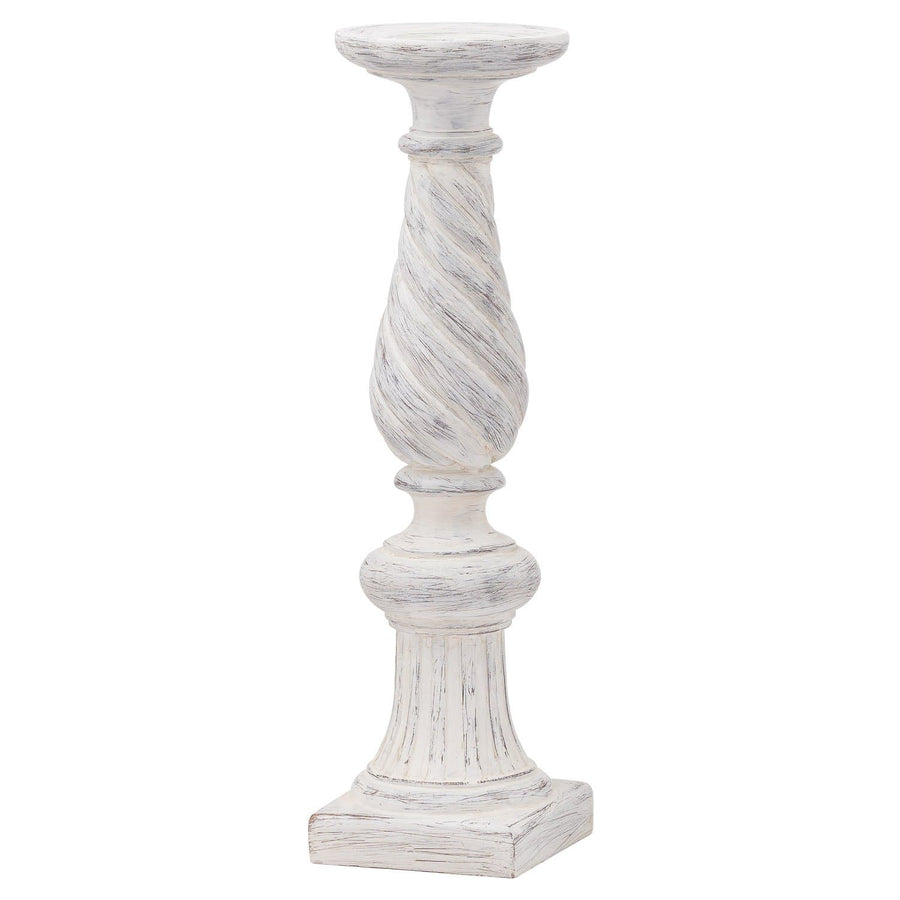Antique Effect Twisted Candle Holder - Aurina Ltd