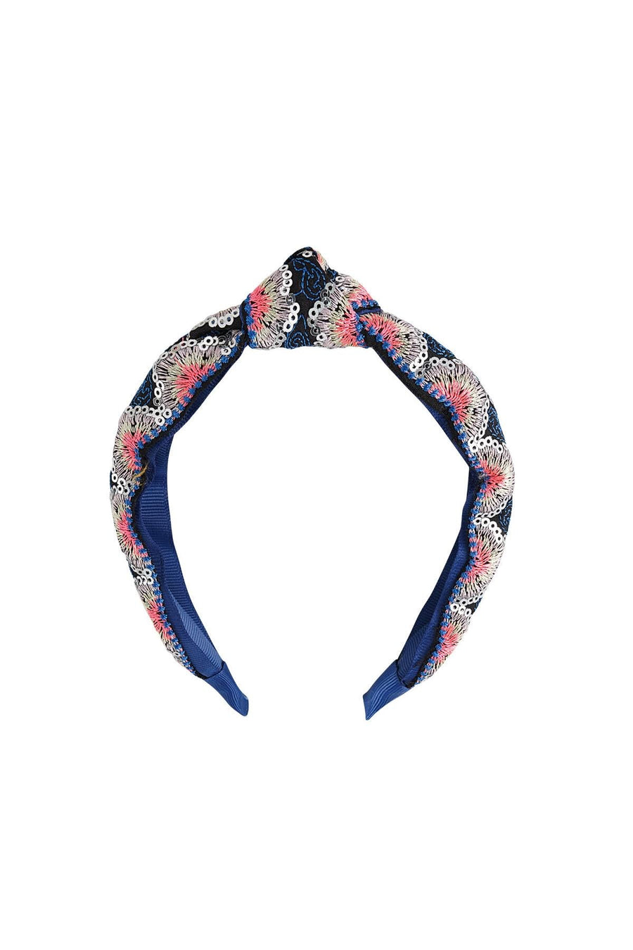 Sequin Knotted Headband Aurina Ltd