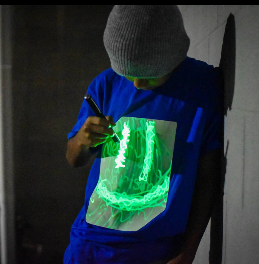 Kids Interactive Glow T Shirt