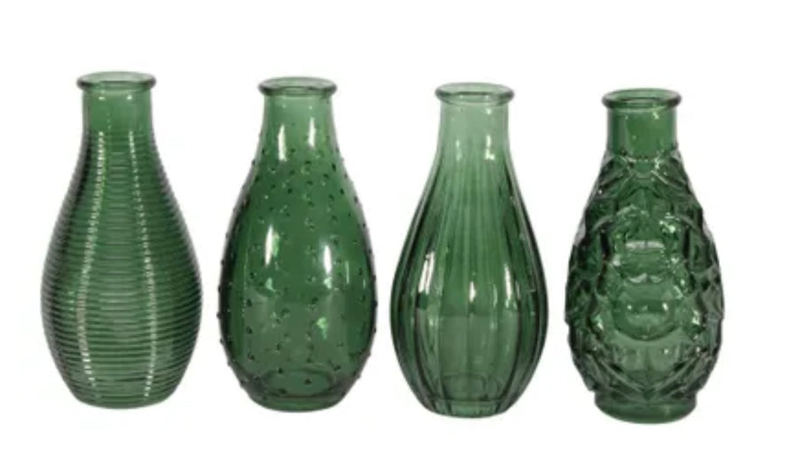 Green bud vase