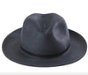 Leather Band Fedora - Aurina Ltd