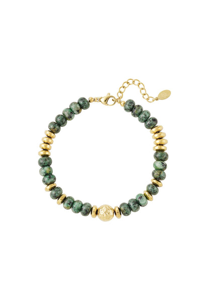 Natural Stone Beaded Bracelet