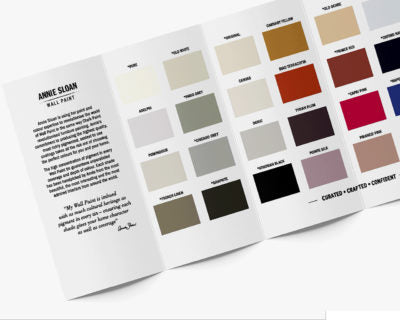 Annie Sloan Wall Paint Colour Card - Aurina Ltd