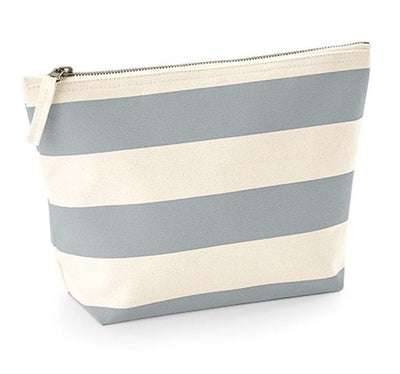 Nautical Stripe Canvas Washbag with personlisation - Aurina Ltd