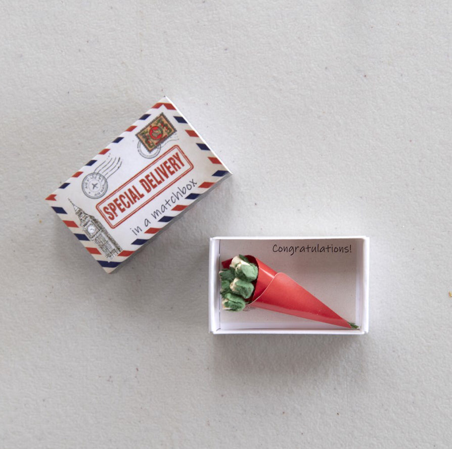 Special Delivery Congratulations In A Match Box - Aurina Ltd