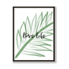 Plant Themed Love Life Print - Aurina Ltd