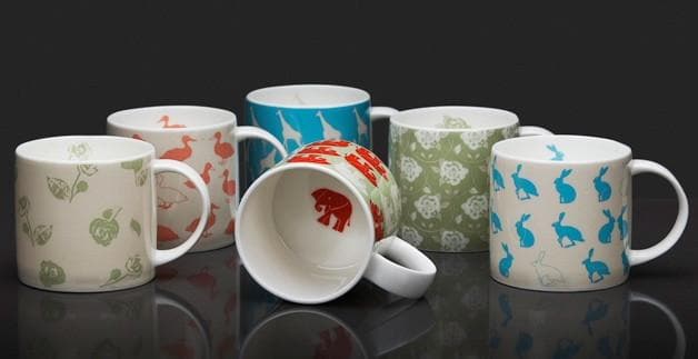 Vintage Floral Mug - Aurina Ltd