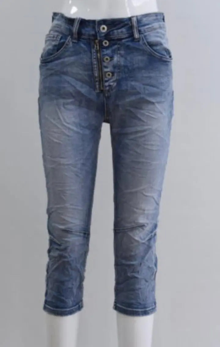 Lara Pedal Pusher Jeans - Aurina Ltd