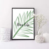 Plant Themed Love Life Print - Aurina Ltd