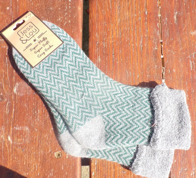 Cozy Chevron Socks