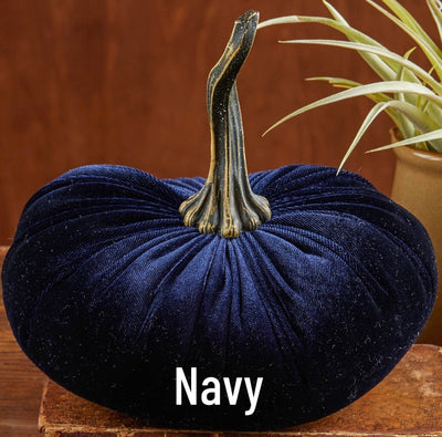 Extra Large Velvet Pumpkin