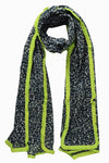 Tassel Trim Animal Scarf - Aurina Ltd