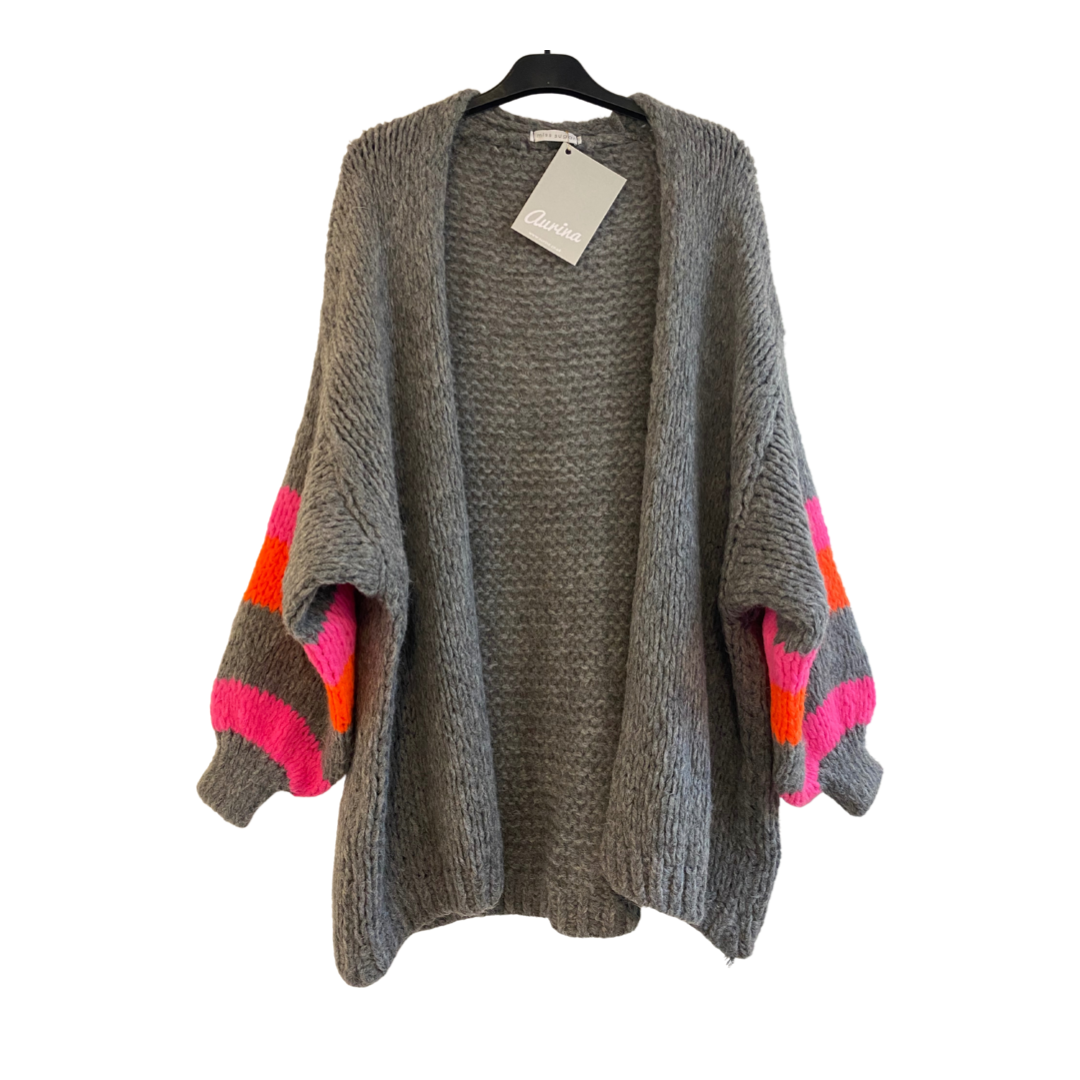 Elena Striped Cardigan