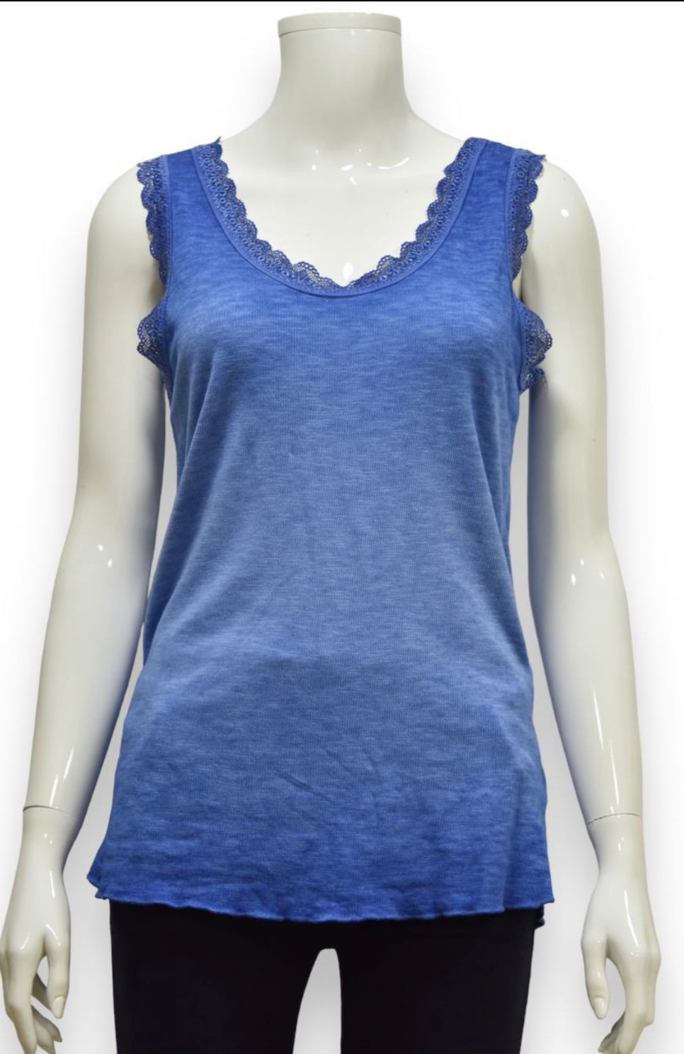 Ellie Lace Trimmed Vest