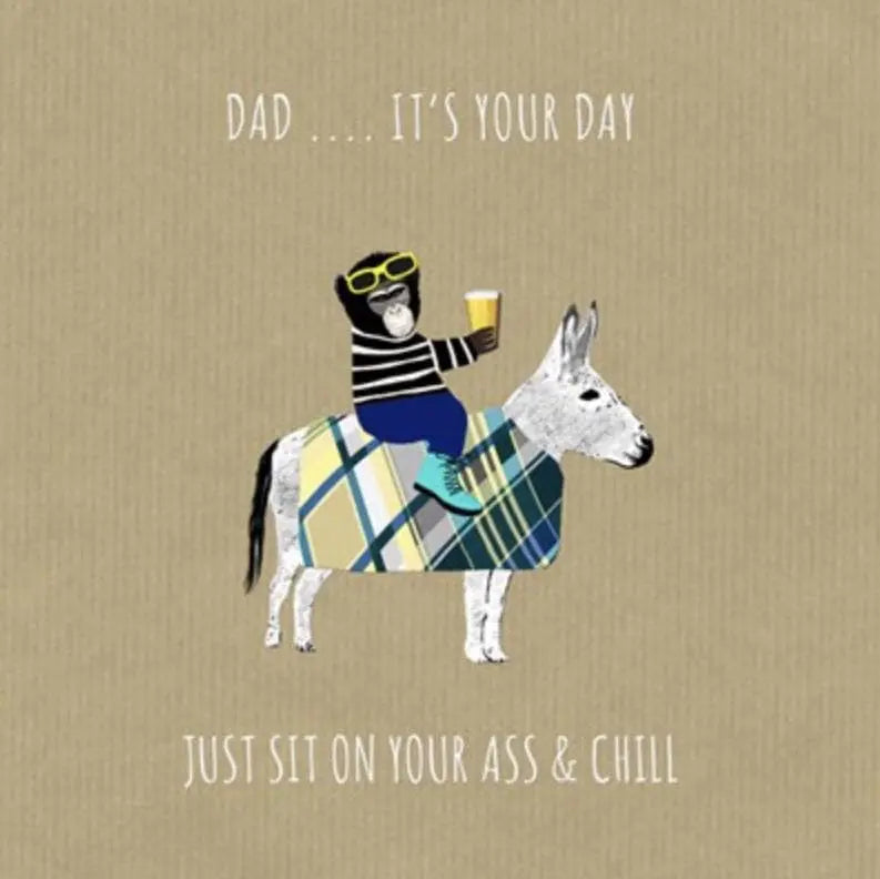 Sit on Ass and Chill Card - Aurina Ltd