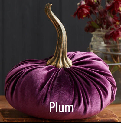 Extra Large Velvet Pumpkin