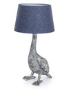 Silver Goose Table Lamp