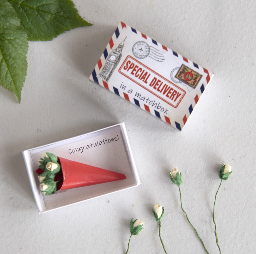 Special Delivery Congratulations In A Match Box - Aurina Ltd