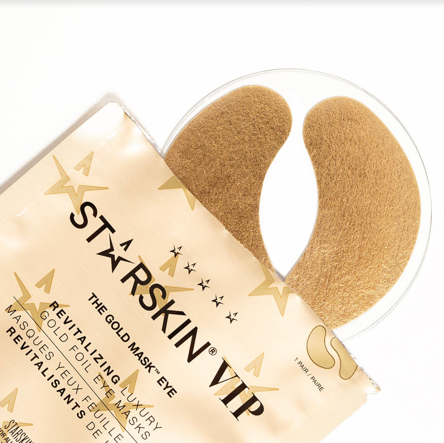 VIP THE GOLD MASK™ Eye  Revitalizing Luxury Gold Foil Eye Mask 5 pack Aurina Ltd