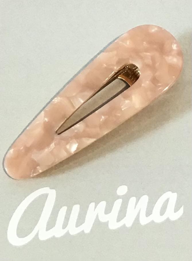 Large Resin Hair Clip Pink - Aurina Ltd