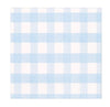 Paper Napkin - Pale Blue Gingham - Aurina Ltd