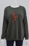 Lightening Bolt Cashmere Blend Jumper - Aurina Ltd