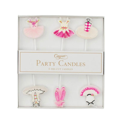 Tutus Die-cut Party & Birthday Candles - Set of 6 - Aurina Ltd