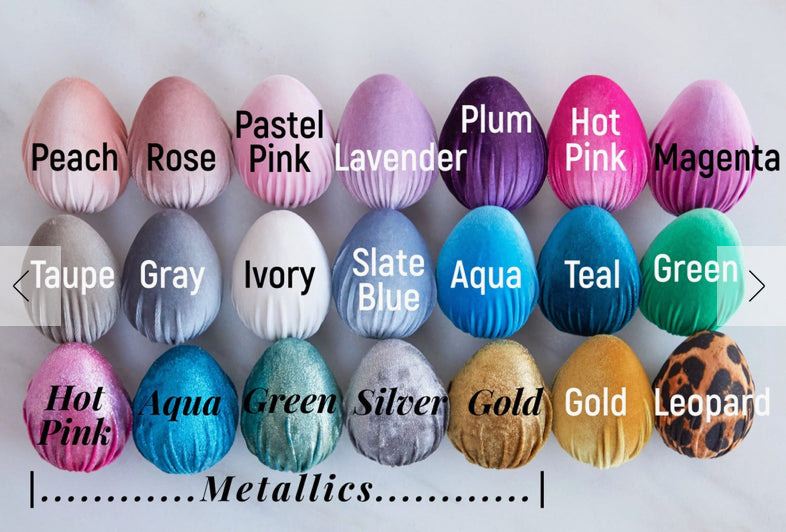 Handmade Velvet Easter Egg - Aurina Ltd